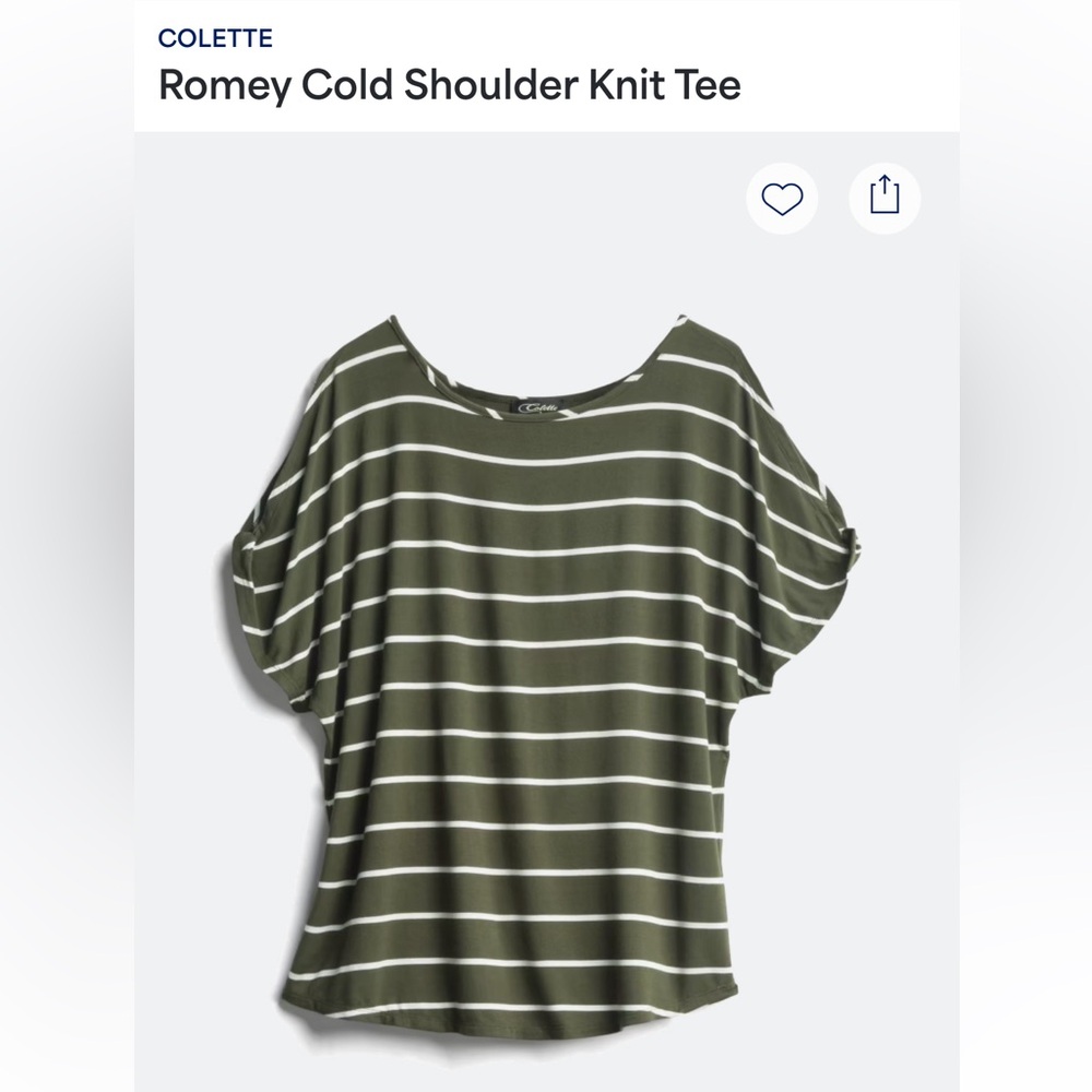 Stitch Fix Colette Romey Cold Shoulder Knit Tee